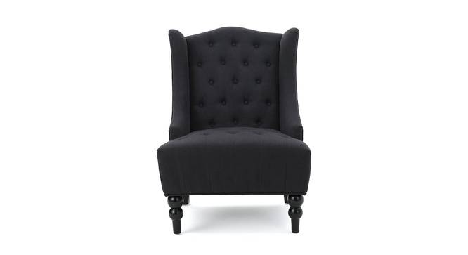 Denny Bar Chair in Black Colour (Black) by Urban Ladder - Front View Design 1 - 567394