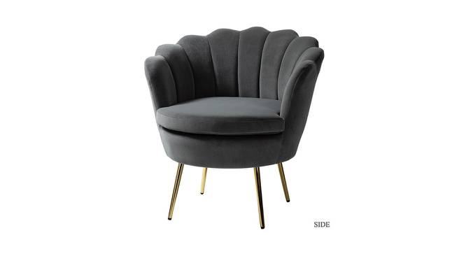Foster Bar Chair in Dark Grey Colour (Dark Grey) by Urban Ladder - Front View Design 1 - 567400