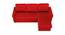 Scarlet Solid Wood Sofa cum Bed in Red (Red) by Urban Ladder - Front View Design 1 - 567405