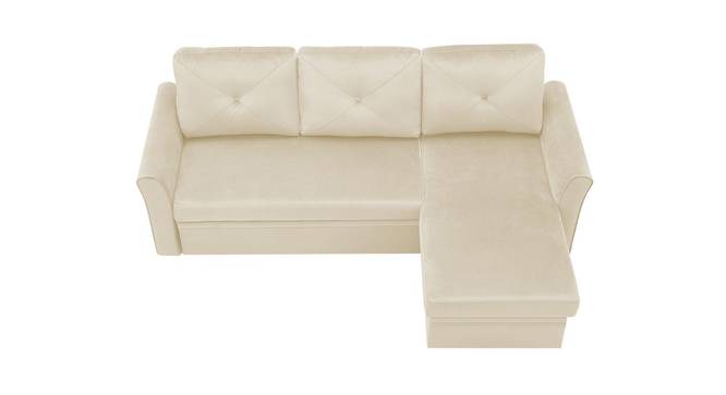 Scarlet Solid Wood Sofa cum Bed in Beige (Beige) by Urban Ladder - Front View Design 1 - 567407
