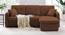 Universe Solid Wood Sofa cum Bed in Brown (Brown) by Urban Ladder - Front View Design 1 - 567414