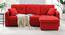 Jacob Solid Wood Sofa cum Bed in Red (Red) by Urban Ladder - Front View Design 1 - 567417