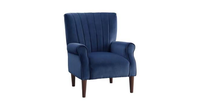 Maxo Bar Chair in Blue Colour (Blue) by Urban Ladder - Cross View Design 1 - 567423