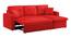 Jacob Solid Wood Sofa cum Bed in Red (Red) by Urban Ladder - Cross View Design 1 - 567434