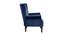 Maxo Bar Chair in Blue Colour (Blue) by Urban Ladder - Design 1 Side View - 567439
