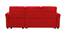 Scarlet Solid Wood Sofa cum Bed in Red (Red) by Urban Ladder - Design 1 Side View - 567444