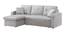 William Solid Wood Sofa cum Bed in Grey (Grey) by Urban Ladder - Design 1 Side View - 567451