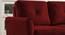 Scarlet Solid Wood Sofa cum Bed in Maroon (Maroon) by Urban Ladder - Rear View Design 1 - 567461