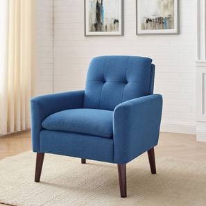 New Arrivals Living Room Furniture Design Gartman Fabric Accent Chair in Blue Colour