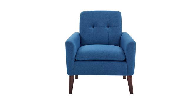 Gartman Bar Chair in Blue Colour (Blue) by Urban Ladder - Front View Design 1 - 567495