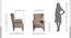 Maxo Bar Chair in Blue Colour (Blue) by Urban Ladder - Design 1 Dimension - 567500