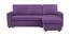Solace Solid Wood Sofa cum Bed in Purple (Purple) by Urban Ladder - Front View Design 1 - 567508