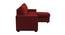 Solace Solid Wood Sofa cum Bed in Maroon (Maroon) by Urban Ladder - Design 1 Side View - 567542