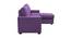 Solace Solid Wood Sofa cum Bed in Purple (Purple) by Urban Ladder - Design 1 Side View - 567545
