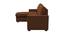 Noah Solid Wood Sofa cum Bed in Brown (Brown) by Urban Ladder - Design 1 Side View - 567547