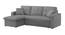 Willi Solid Wood Sofa cum Bed in  Grey (Grey) by Urban Ladder - Design 1 Side View - 567552