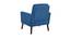 Gartman Bar Chair in Blue Colour (Blue) by Urban Ladder - Rear View Design 1 - 567556