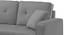 Willi Solid Wood Sofa cum Bed in  Grey (Grey) by Urban Ladder - Rear View Design 1 - 567574