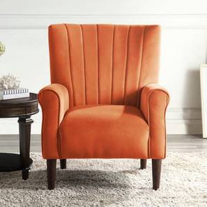 home lifestylez Maxo Accent Chair in Orange Colour-picture-11