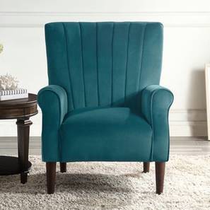 Maxo Accent Chair in Teal Colour-image-39