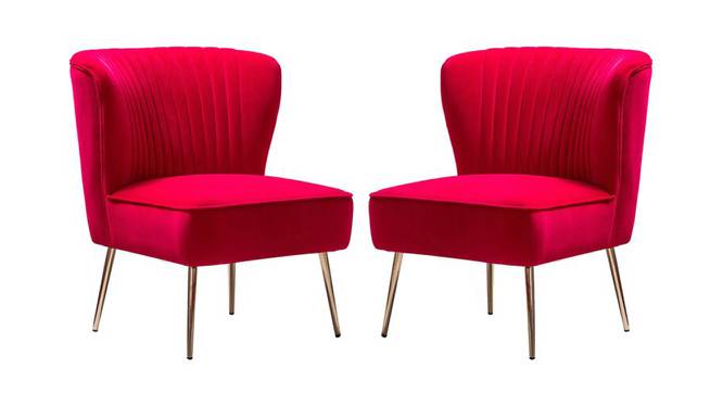 Crimson Bar Chair in Red Colour (Red) by Urban Ladder - Front View Design 1 - 567594