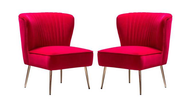 Crimson Bar Chair in Red Colour (Red) by Urban Ladder - Front View Design 1 - 567594