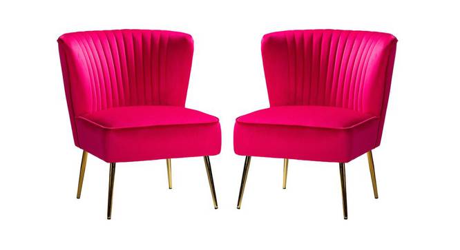 Crimson Bar Chair in Yellow Colour (Yellow) by Urban Ladder - Front View Design 1 - 567596