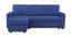 Noah Solid Wood Sofa cum Bed in Navy Blue (Blue) by Urban Ladder - Front View Design 1 - 567614