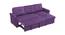 Scarlet Solid Wood Sofa cum Bed in Purple (Purple) by Urban Ladder - Cross View Design 1 - 567628