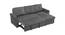 Scarlet Solid Wood Sofa cum Bed in Dark Grey (Dark Grey) by Urban Ladder - Cross View Design 1 - 567629