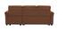 Scarlet Solid Wood Sofa cum Bed in Brown (Brown) by Urban Ladder - Design 1 Side View - 567644
