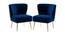 Crimson Bar Chair in Navy Blue Colour (Blue) by Urban Ladder - Front View Design 1 - 567701