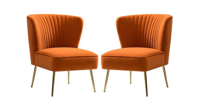 Crimson Bar Chair in Orange Colour (Orange) by Urban Ladder - Front View Design 1 - 567702