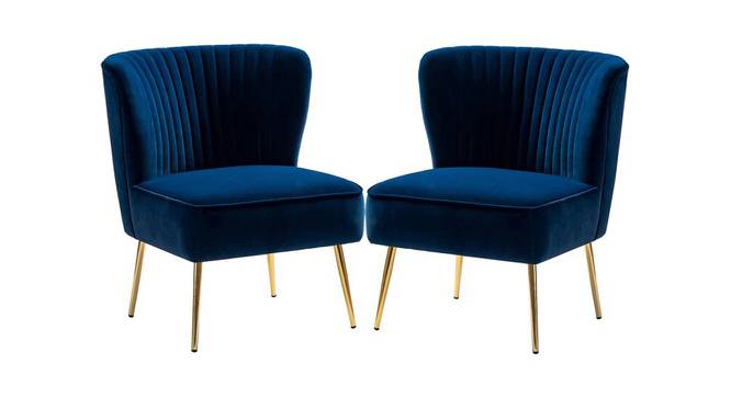 Crimson Bar Chair in Blue Colour (Blue) by Urban Ladder - Front View Design 1 - 567705