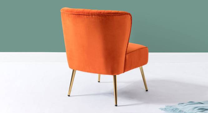 Crimson Bar Chair in Orange Colour (Orange) by Urban Ladder - Cross View Design 1 - 567718
