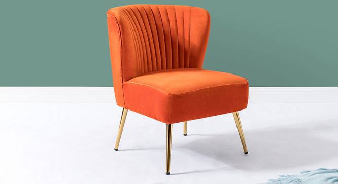 Fission Bar Chair in Orange Colour (Orange) by Urban Ladder - Cross View Design 1 - 567724