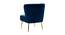 Fission Bar Chair in Navy Blue Colour (Blue) by Urban Ladder - Design 1 Side View - 567740