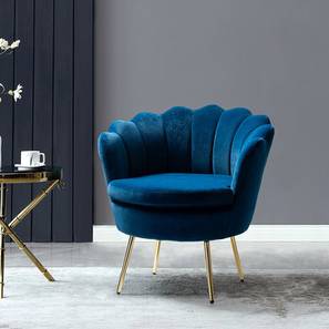 Navy blue accent chair clearance
