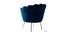 Foster Bar Chair in Navy Blue Colour (Blue) by Urban Ladder - Design 1 Side View - 567808