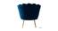 Foster Bar Chair in Navy Blue Colour (Blue) by Urban Ladder - Rear View Design 1 - 567818
