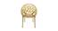 Isaiah Plastic Outdoor Chair - Set of 2 (Golden) by Urban Ladder - Front View Design 1 - 567862