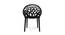 Nathan Plastic Outdoor Chair - Set of 2 (Black) by Urban Ladder - Front View Design 1 - 567863
