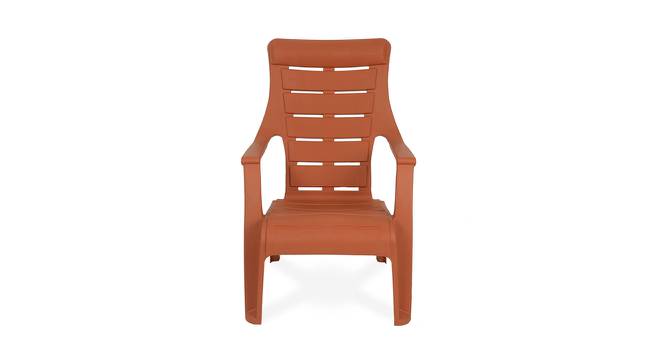 Ryan Plastic Outdoor Chair - Set of 2 (Brown) by Urban Ladder - Front View Design 1 - 567865
