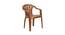 David Plastic Outdoor Chair - Set of 4 (Brown) by Urban Ladder - Cross View Design 1 - 567870