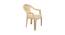 Matthew Plastic Outdoor Chair - Set of 4 (Beige) by Urban Ladder - Cross View Design 1 - 567873