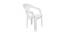 Dylan Plastic Outdoor Chair - Set of 4 (White) by Urban Ladder - Cross View Design 1 - 567875