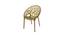 Isaiah Plastic Outdoor Chair - Set of 2 (Golden) by Urban Ladder - Cross View Design 1 - 567881