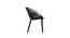 Nathan Plastic Outdoor Chair - Set of 2 (Black) by Urban Ladder - Cross View Design 1 - 567882