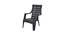 Santiago Plastic Outdoor Chair - Set of 2 (Brown) by Urban Ladder - Cross View Design 1 - 567883