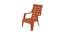 Ryan Plastic Outdoor Chair - Set of 2 (Brown) by Urban Ladder - Cross View Design 1 - 567884